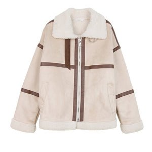 Lamb wool coat