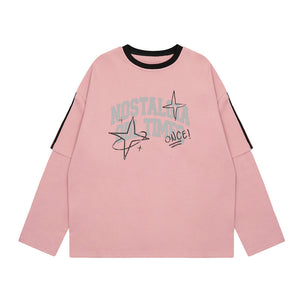 Fashion Men XINGX Letter Print Top