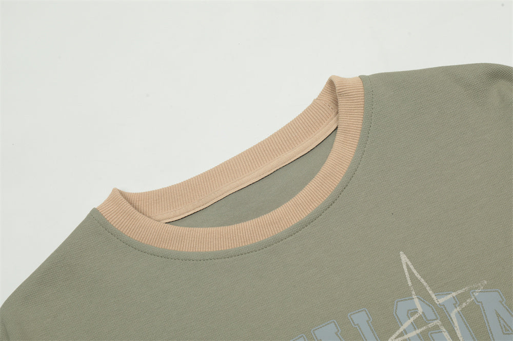 Fashion Men XINGX Letter Print Top
