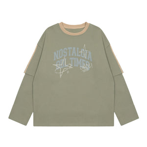 Fashion Men XINGX Letter Print Top