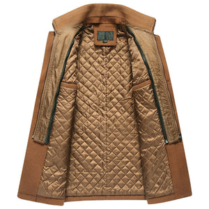 Men's woolen coat wool