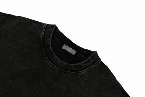 Distressed Round Neck Casual Top Men