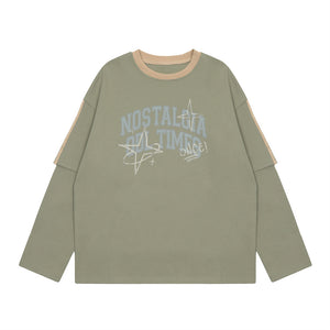 Fashion Men XINGX Letter Print Top