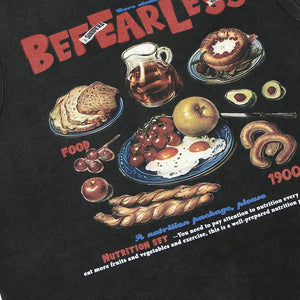 Bread Print Casual Waistcoat Top Men