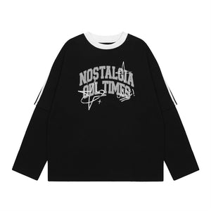 Fashion Men XINGX Letter Print Top